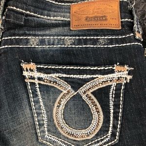 Big Star lightly worn boot cut jeans